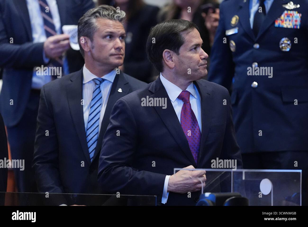 Defense Secretary Pete Hegseth and Secretary of State Marco Rubio ...