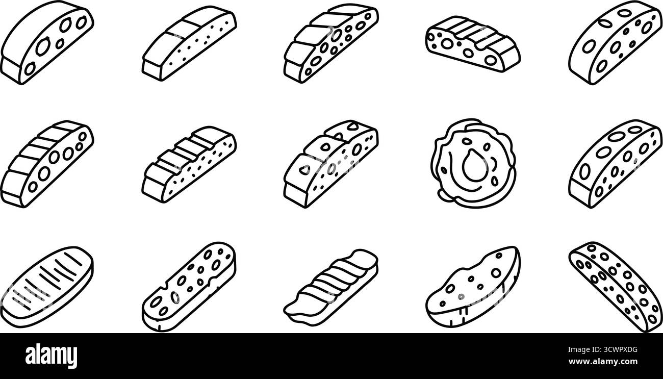 Oven baked biscuits Stock Vector Images - Alamy