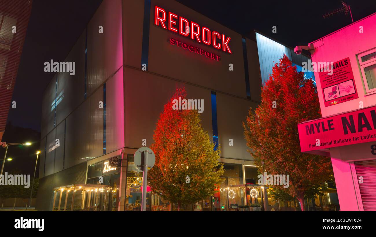 Redrock leisure complex.Stockport UK - Smartphone Captured Stock Image