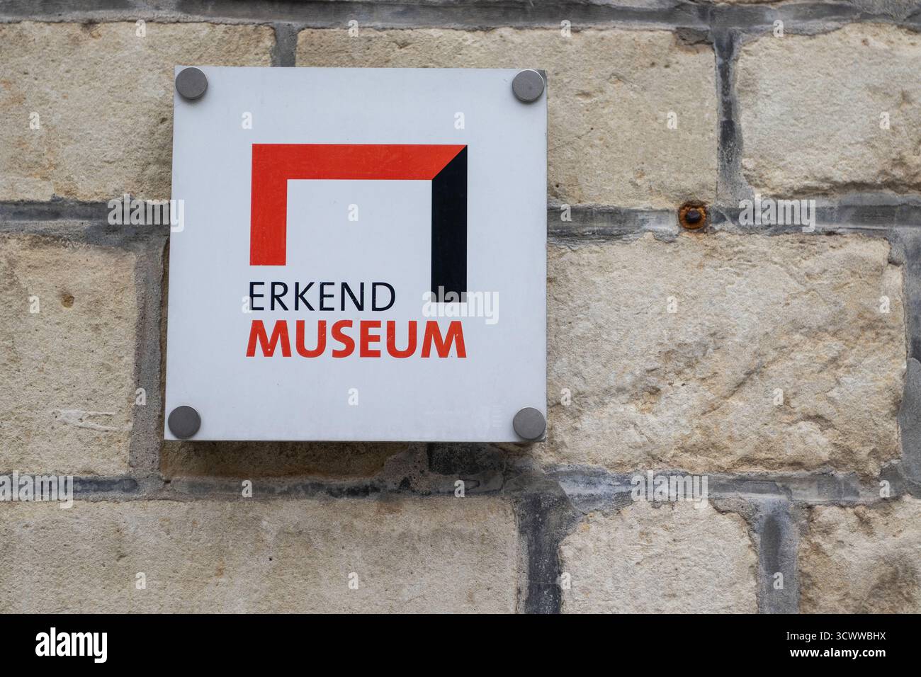 DENDERMONDE, BELGIUM, 27 SEPTEMBER 2025: Quality label the Flemish government uses to recognise cultural heritage organisations who ensure professiona - Stock Image