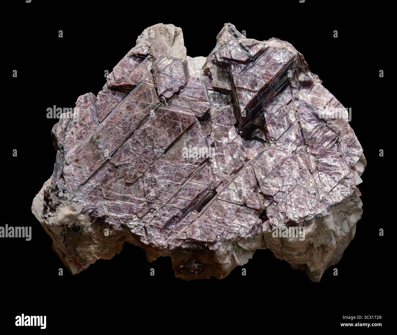 Lepidolite, Brown Derby Mine, Gunnison County, Colorado, USA. Stock Photo