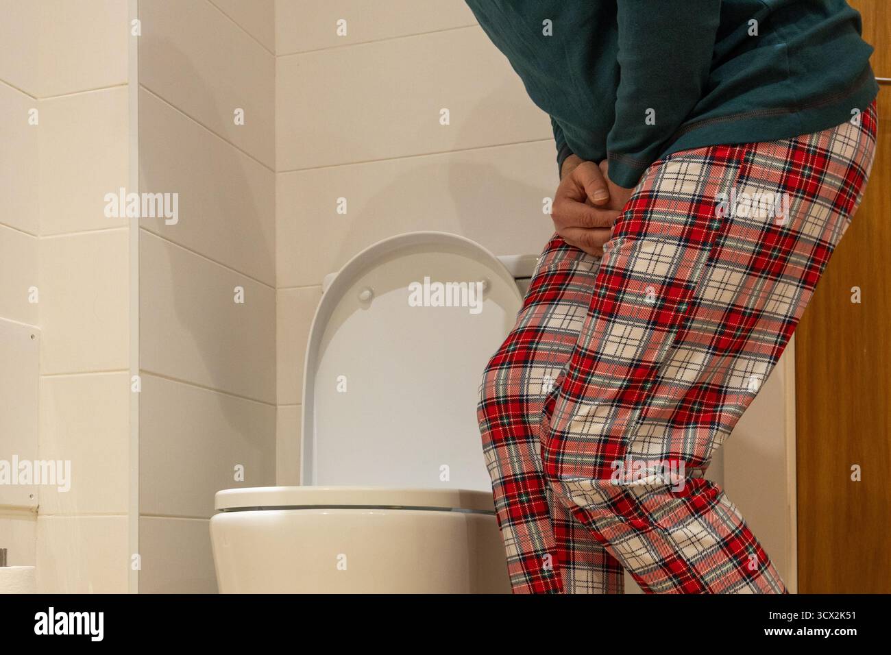 Prostate problems in men. prostate diseases. Urination. prostate enlargement, chronic inflammation and prostate cancer. Health concept, Stock Photo