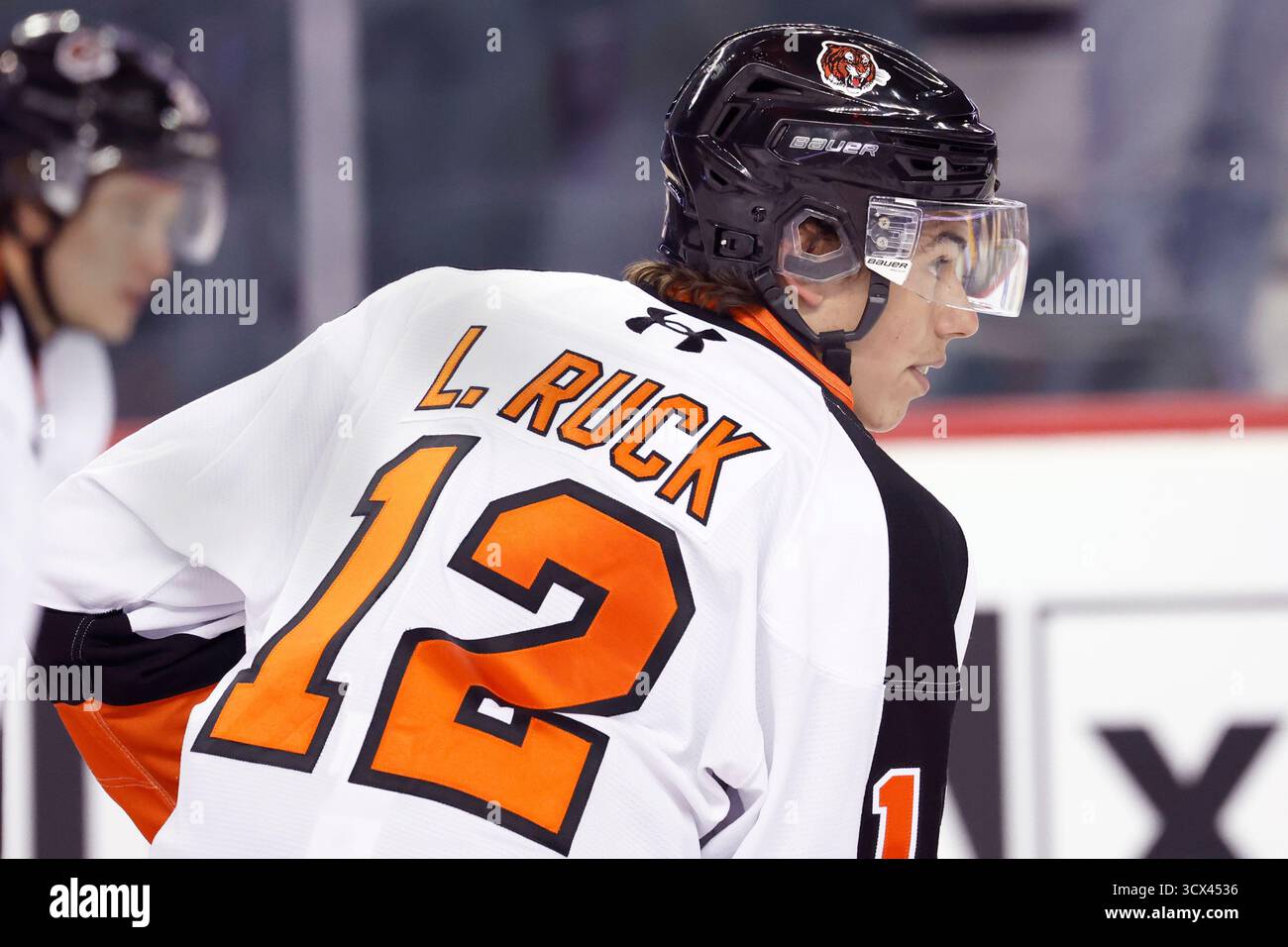 Laim Ruck Profile photo on Medicine Hat Tigers RW Liam Ruck during WHL (Western ...