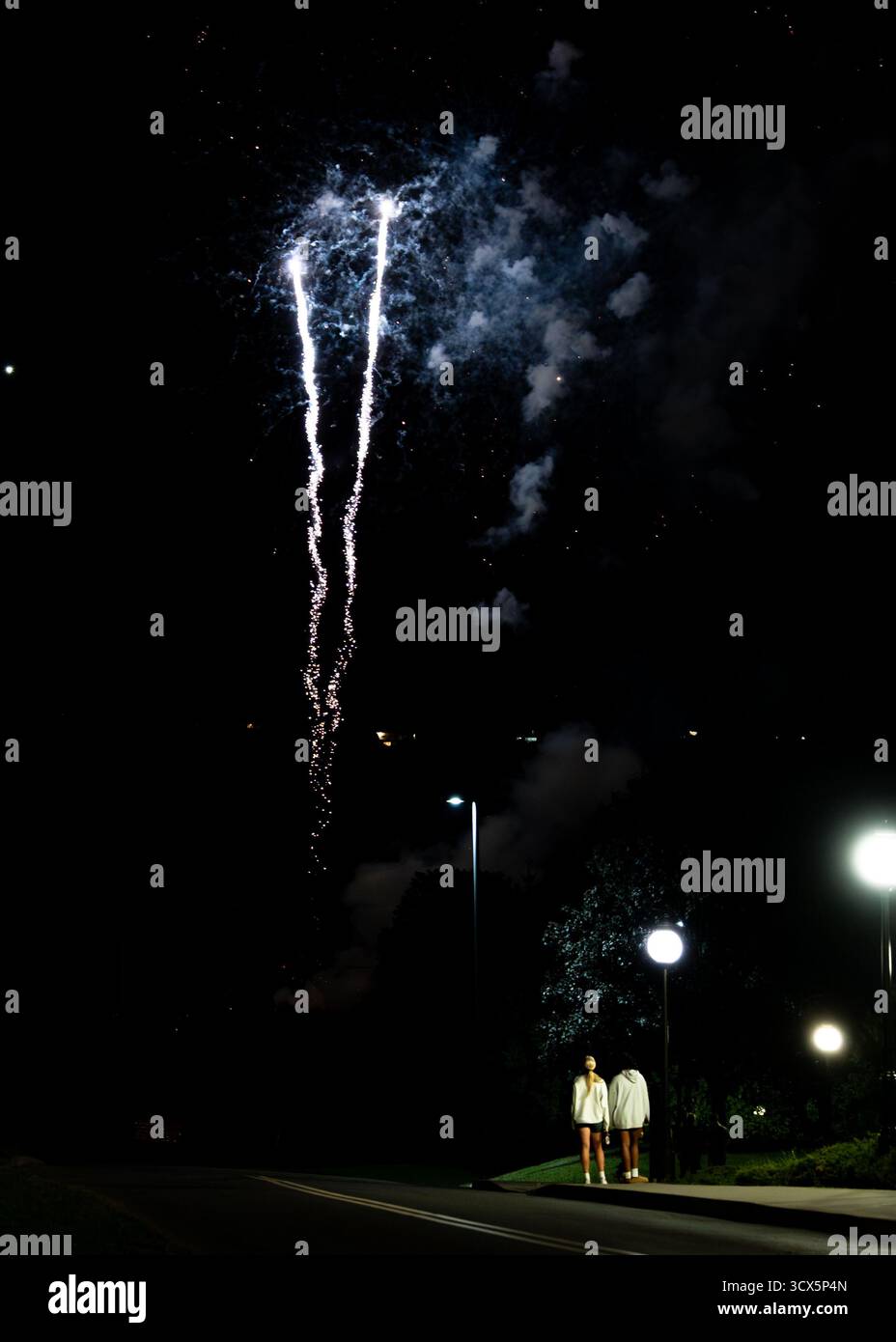 Electric Sky Stock Photo