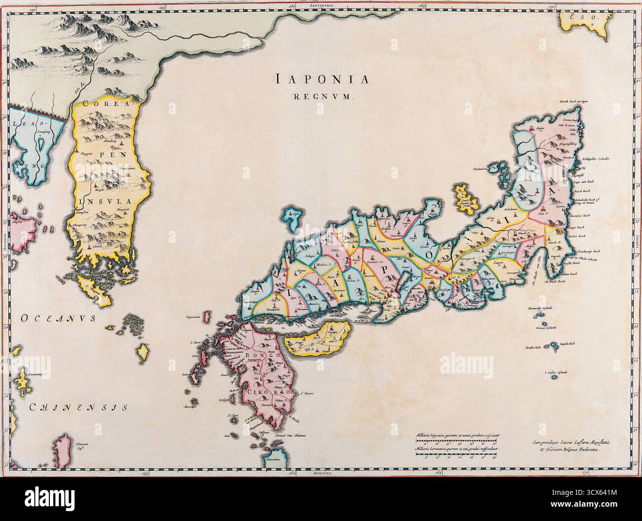 Antique maps of japan hi-res stock photography and images