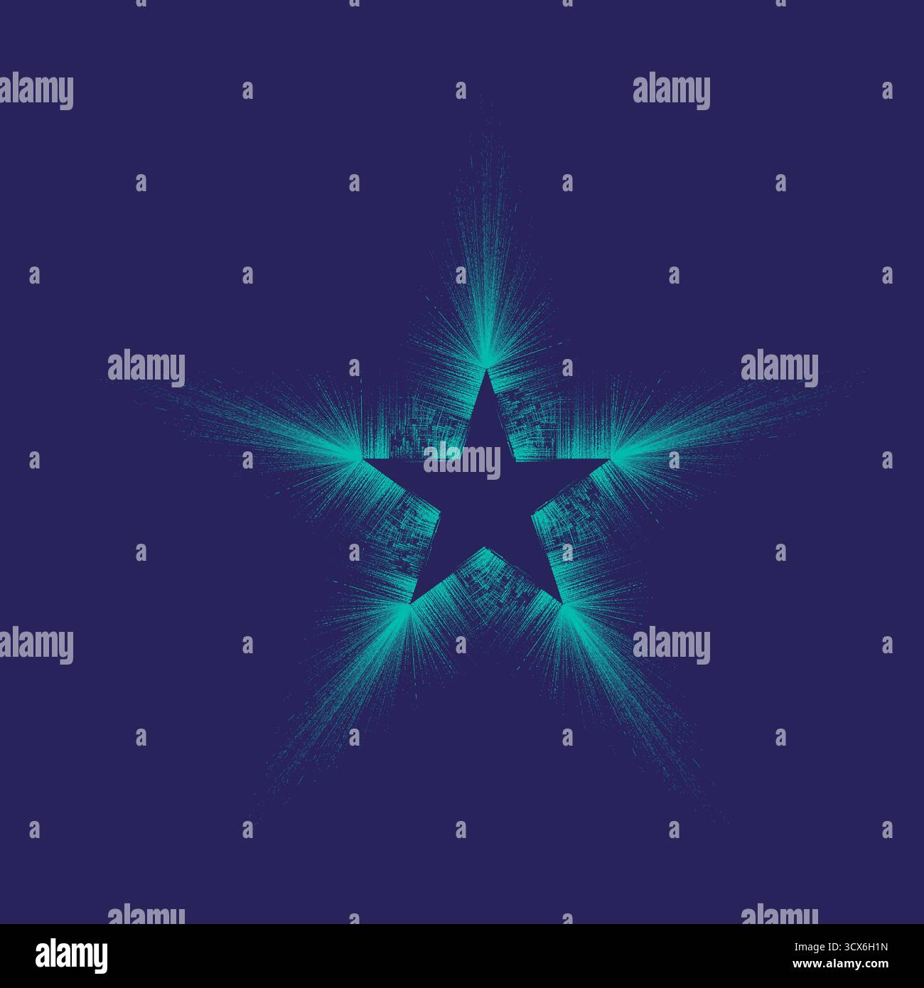 Shining star vector vectors Stock Vector Images - Alamy