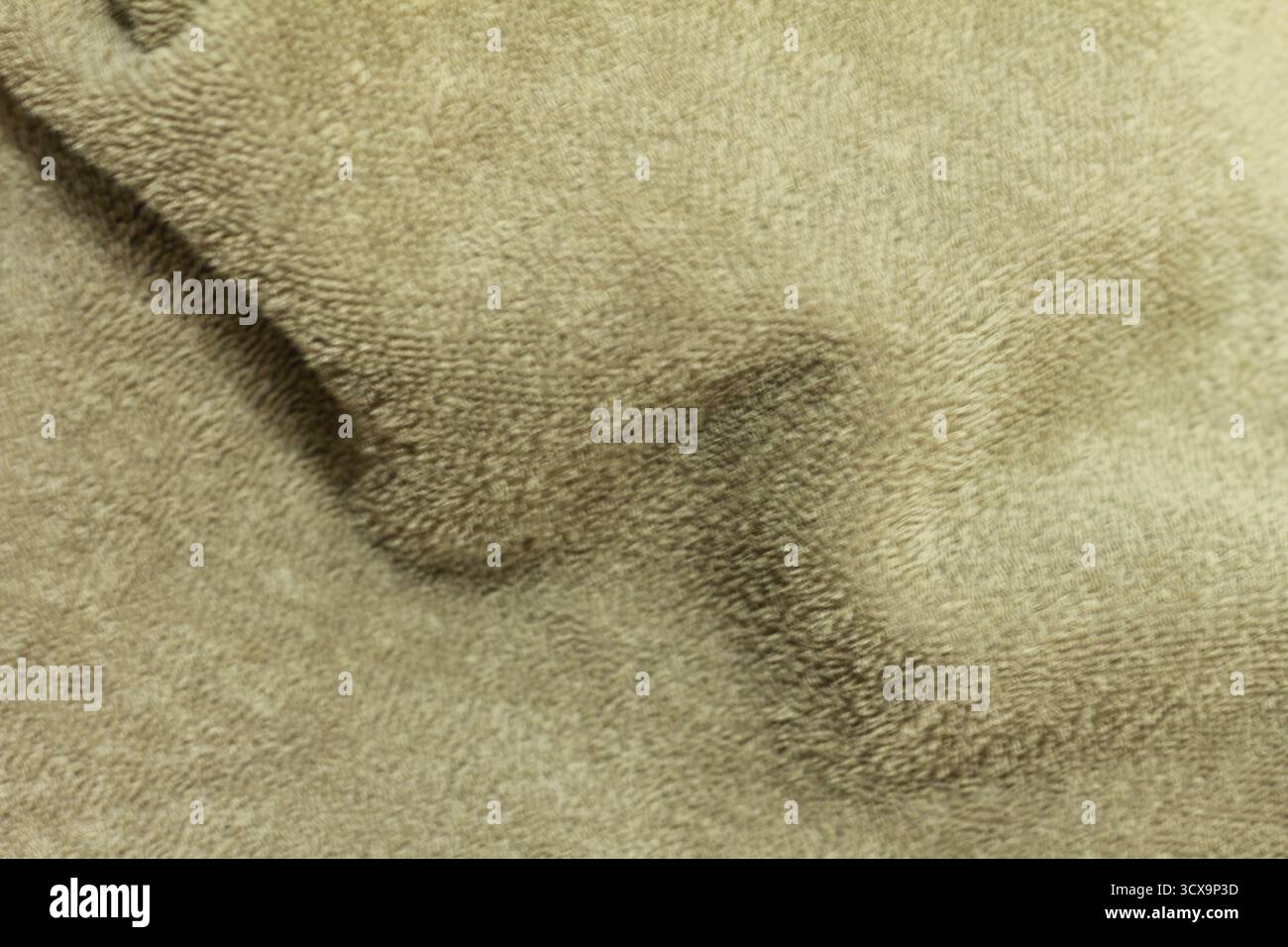 Brown fibrous fabric texture for background Stock Photo