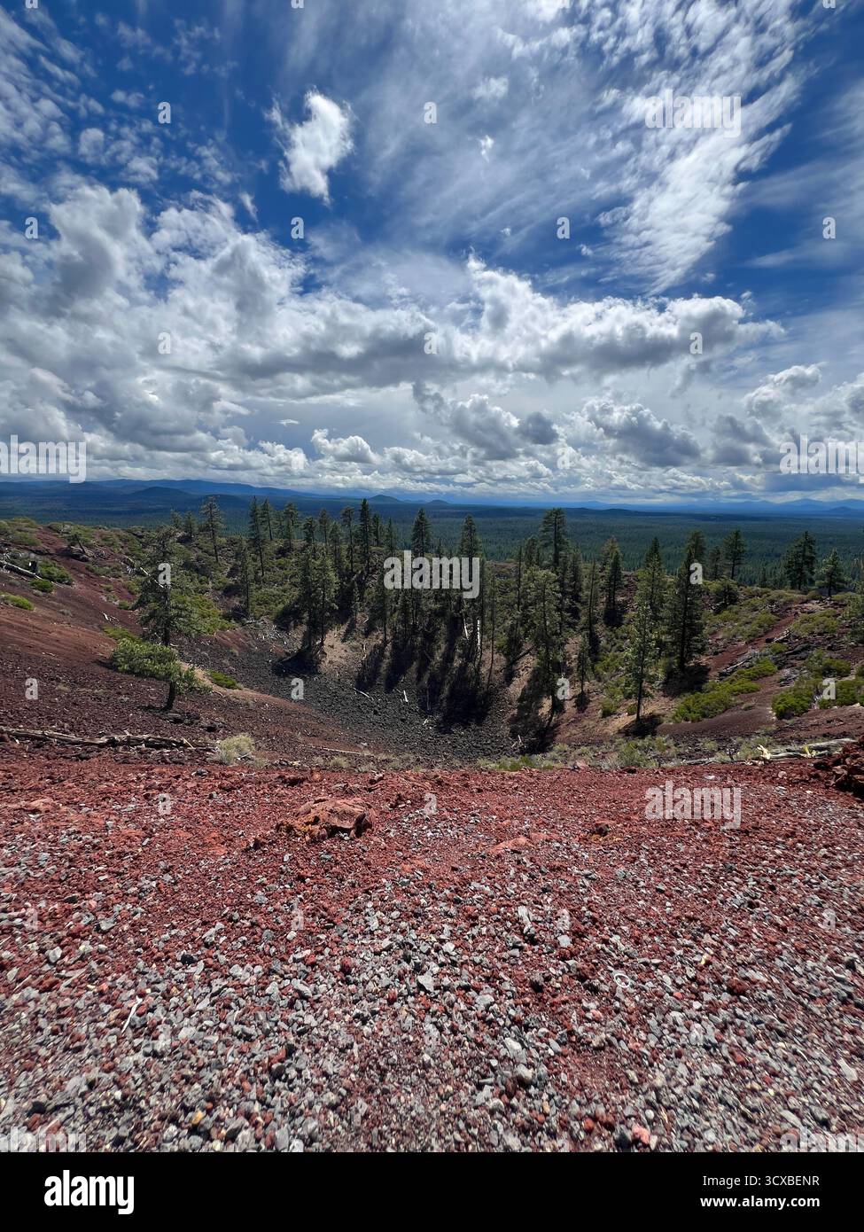 Oregon Lava Lands - Smartphone Captured Stock Image