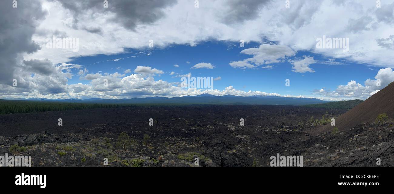 Oregon Lava Lands - Smartphone Captured Stock Image