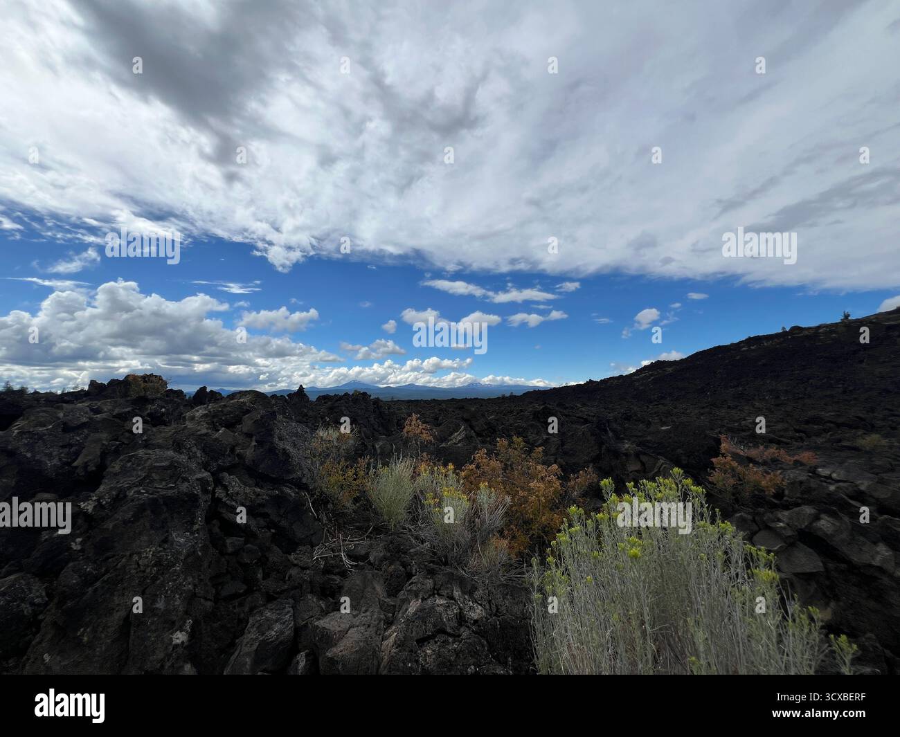 Oregon Lava Lands - Smartphone Captured Stock Image