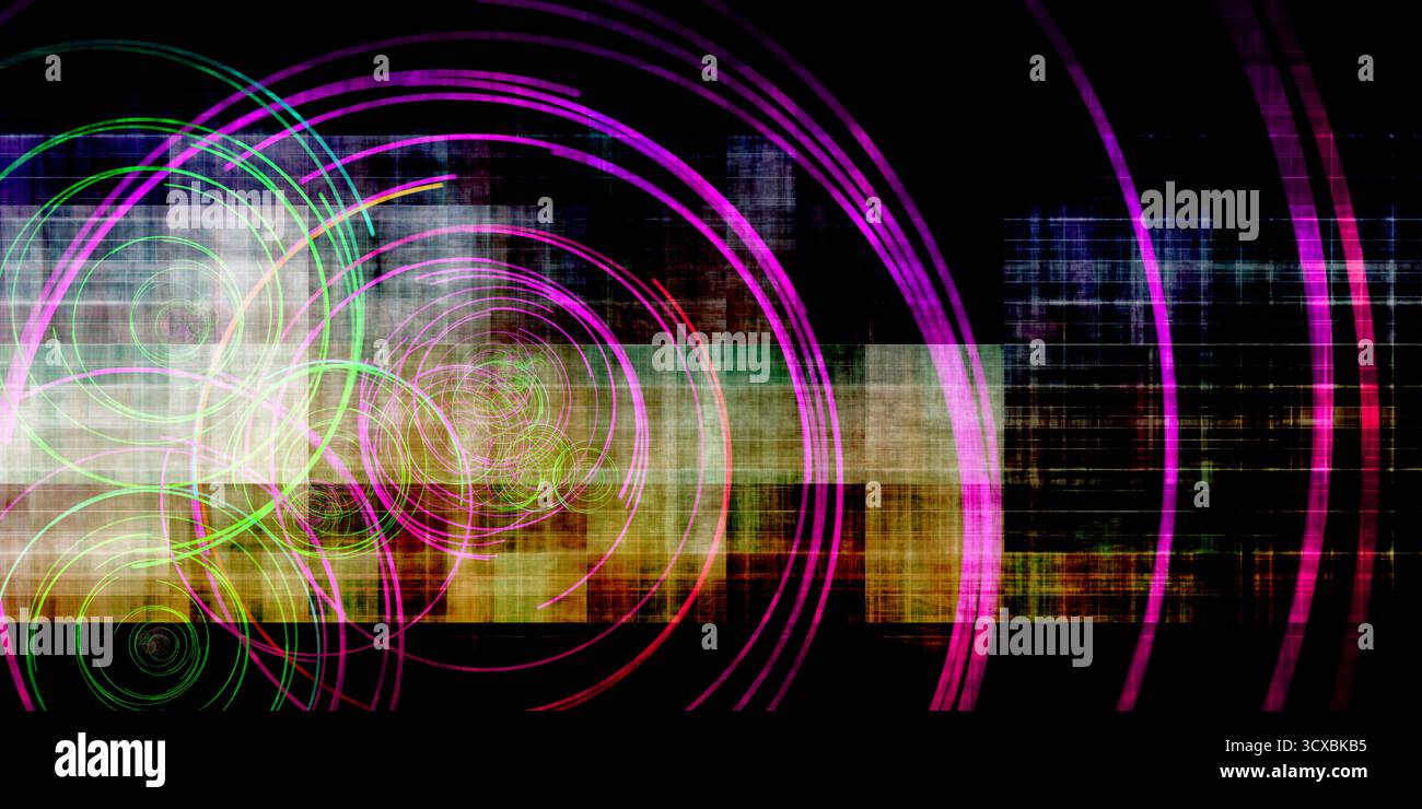 Futuristic Gaming Interface Background Created With Dynamic Digital Elements Stock Photo