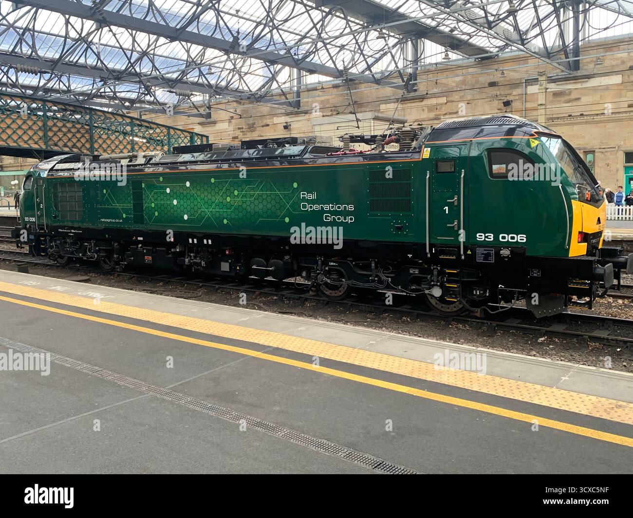 Carlisle British rail steam engine Diesel electric train trains UK Britain famous place Jail Goal First Class driver Tangmere fast smoke holiday people - Smartphone Captured Stock Image