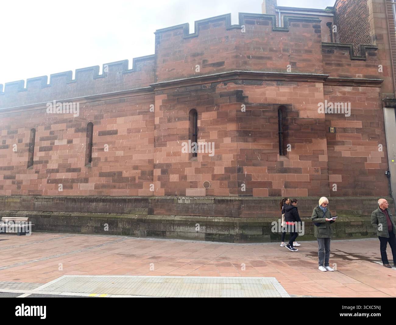 Carlisle British rail steam engine Diesel electric train trains UK Britain famous place Jail Goal First Class driver Tangmere fast smoke holiday people - Smartphone Captured Stock Image