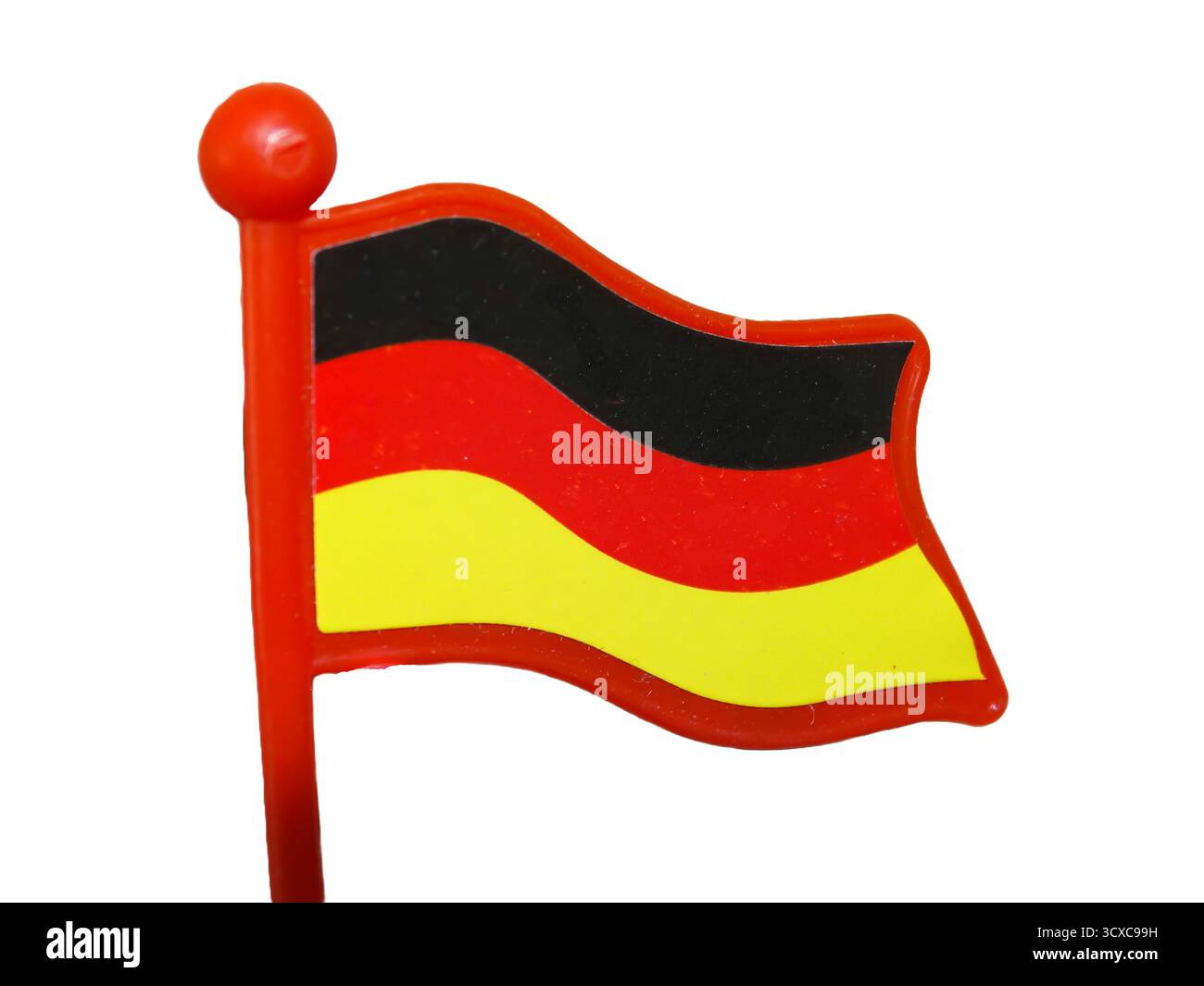 Germany flag isolated on white background Stock Photo
