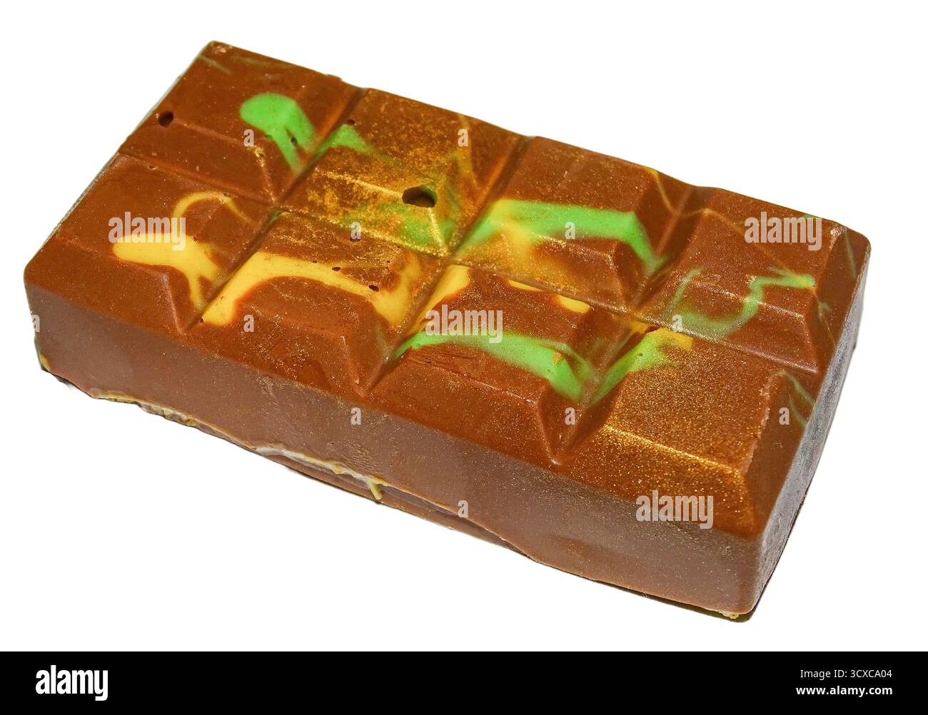 Dubai chocolate isolated on white background Stock Photo