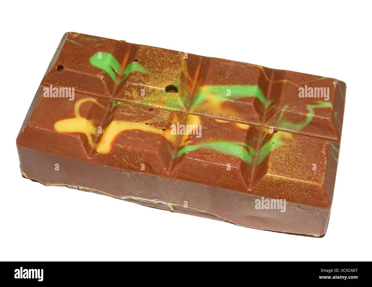 Dubai chocolate isolated on white background Stock Photo