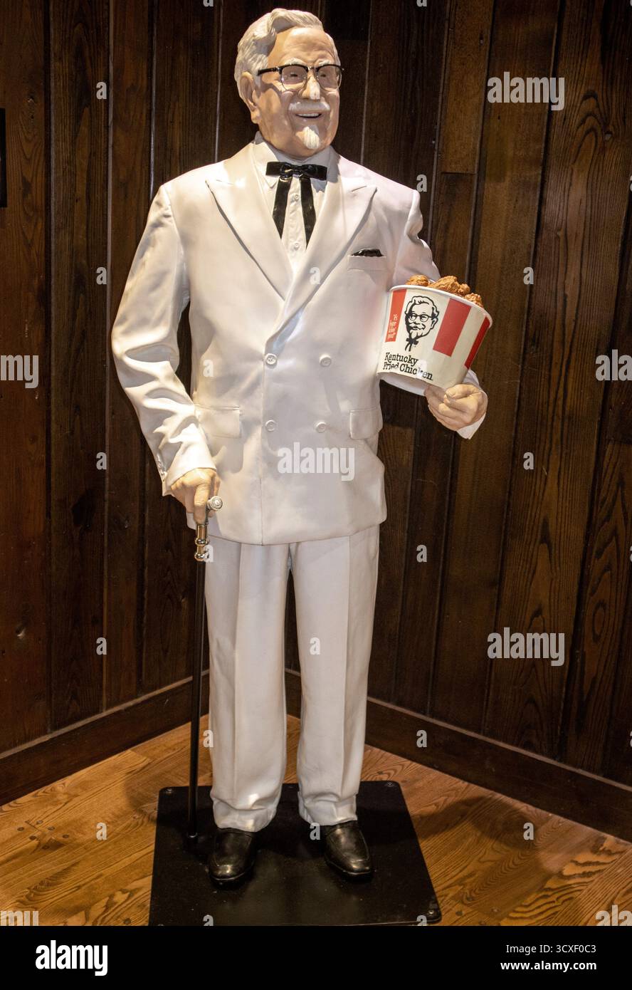 Colonel Harland Sanders Cafe and Museum in Corbin Kentucky Stock Photo ...
