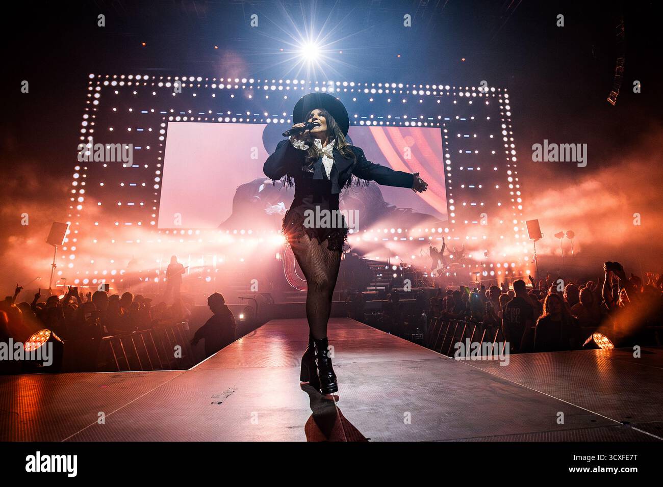 Carola Häggkvist performing live in October 2025 Stock Photo