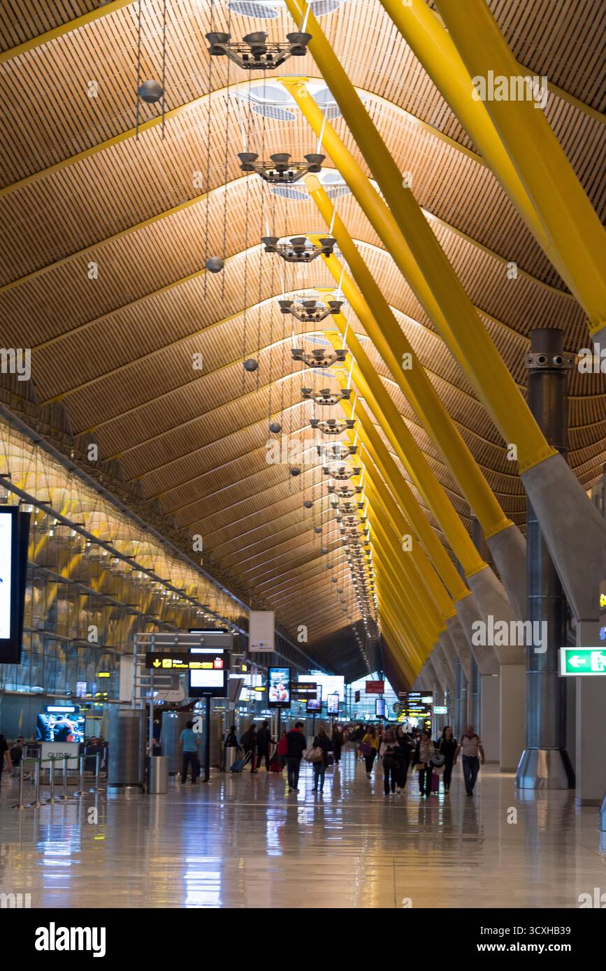 Aeropuerto Barajas Roofs Madrid Stock Photo Alamy