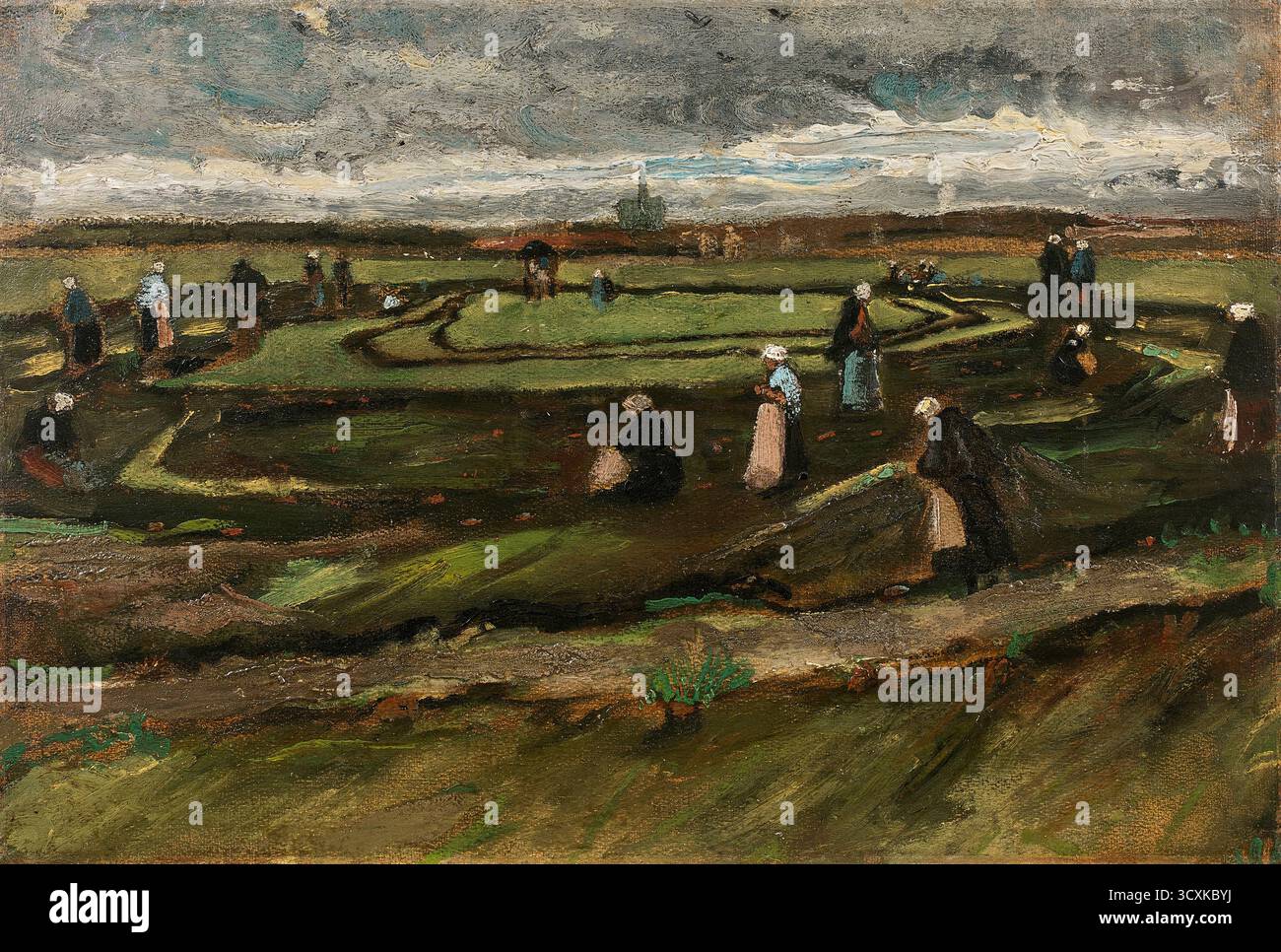 Women Mending Nets In The Dunes Vincent Van Gogh 1882 Stock Photo Alamy women-mending-nets-in-the-dunes-vincent-van-gogh-1882-stock-photo-alamy