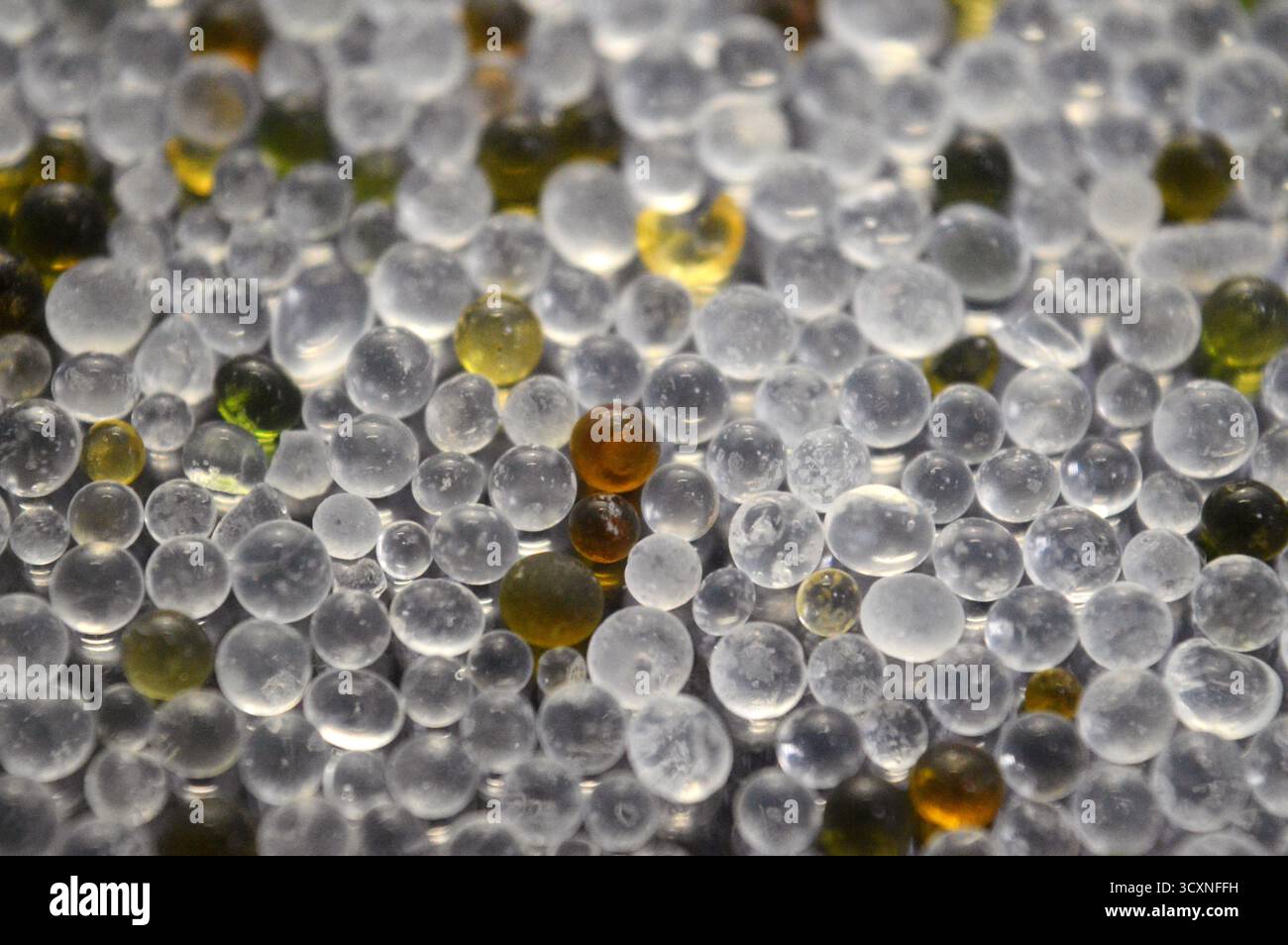 Silica gel, a porous, amorphous form of silicon dioxide SiO2 used as a ...
