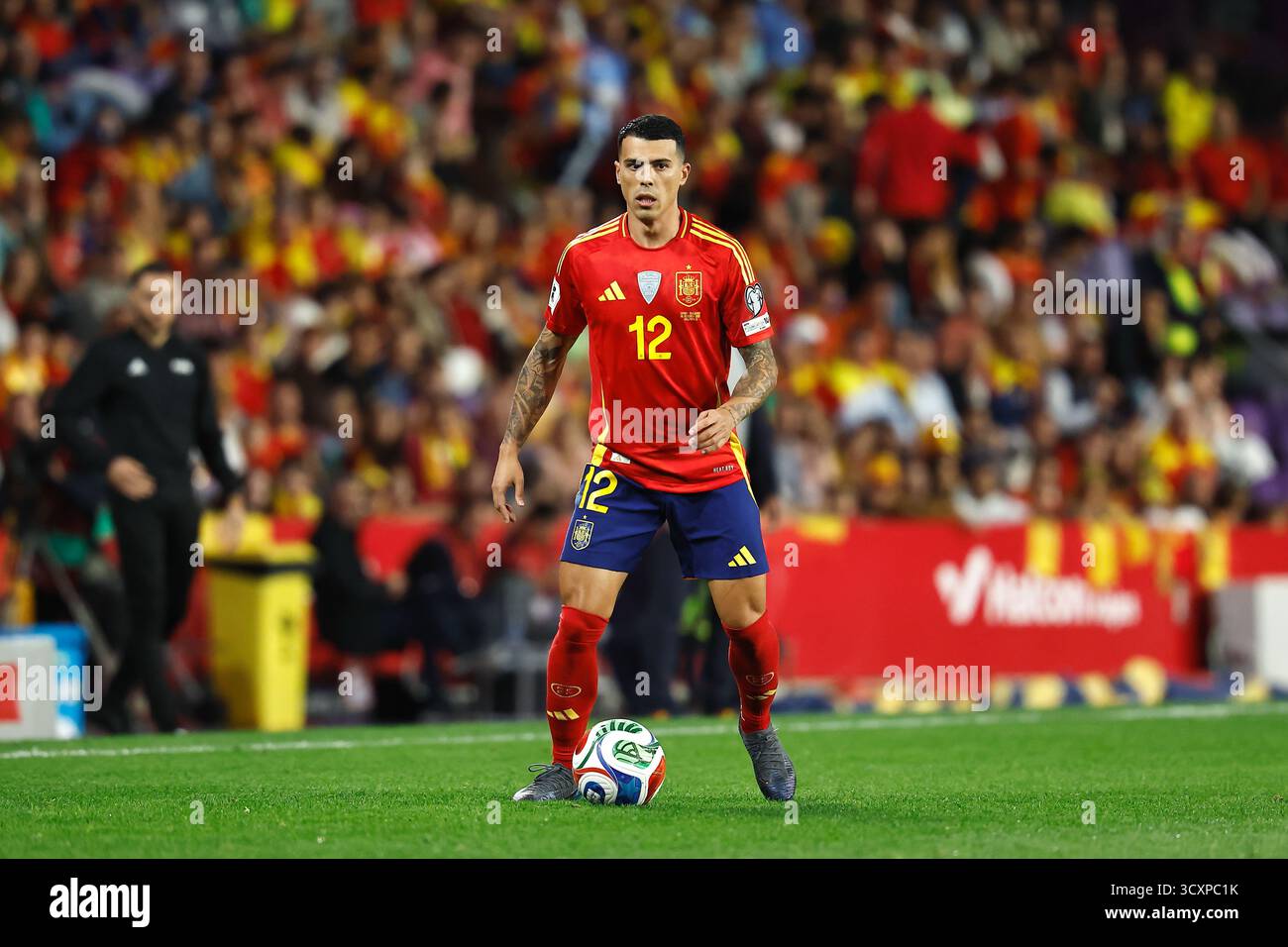 Valladolid Spain 14th Oct 2025 Pedro Porro ESP Football Soccer valladolid-spain-14th-oct-2025-pedro-porro-esp-football-soccer