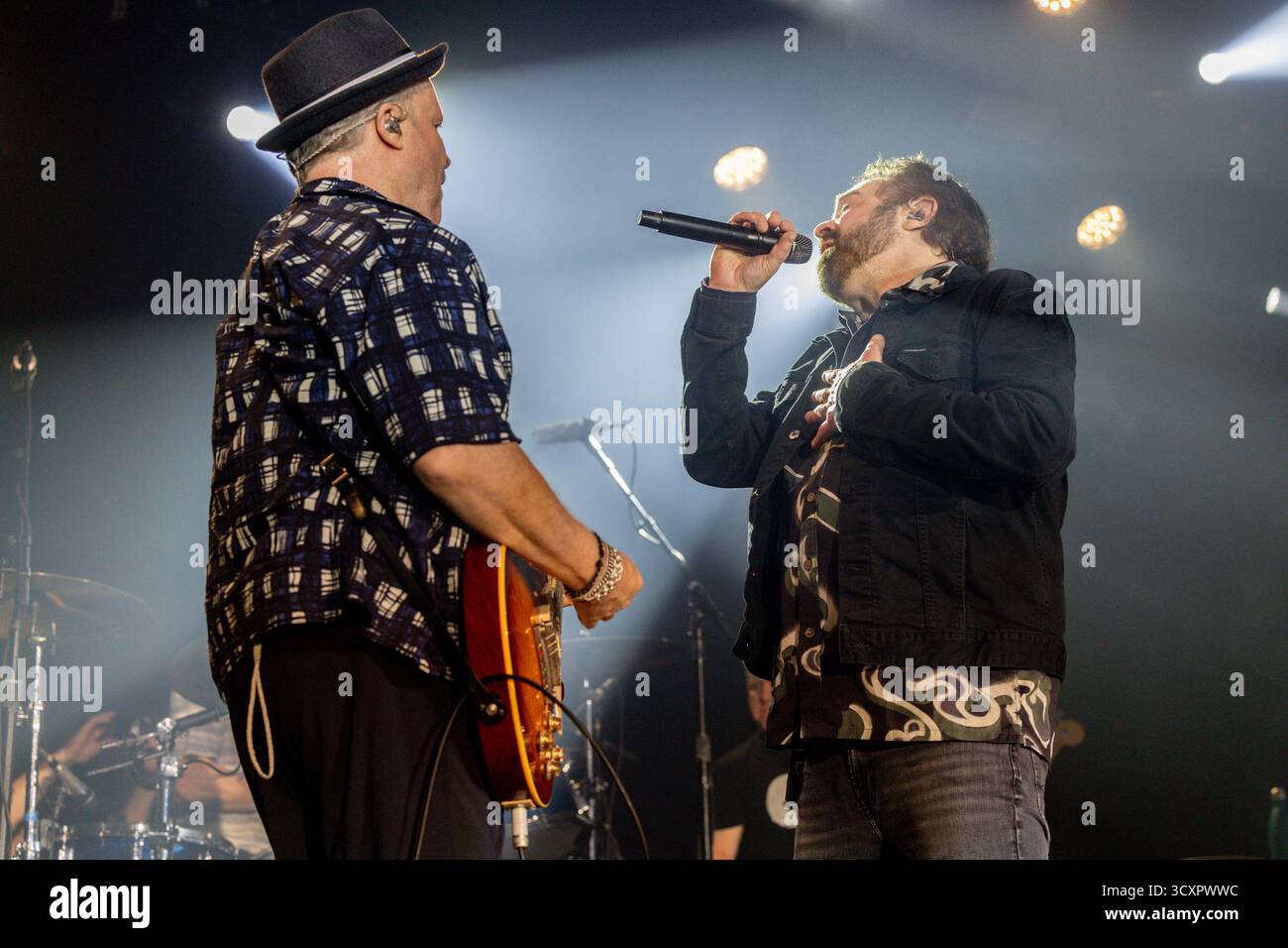 The US band Counting Crows during a performance at the Riviera, on ...