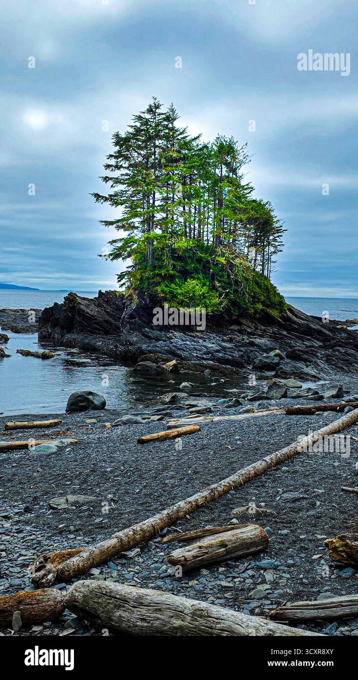 Island of Resilience - Smartphone Captured Stock Image