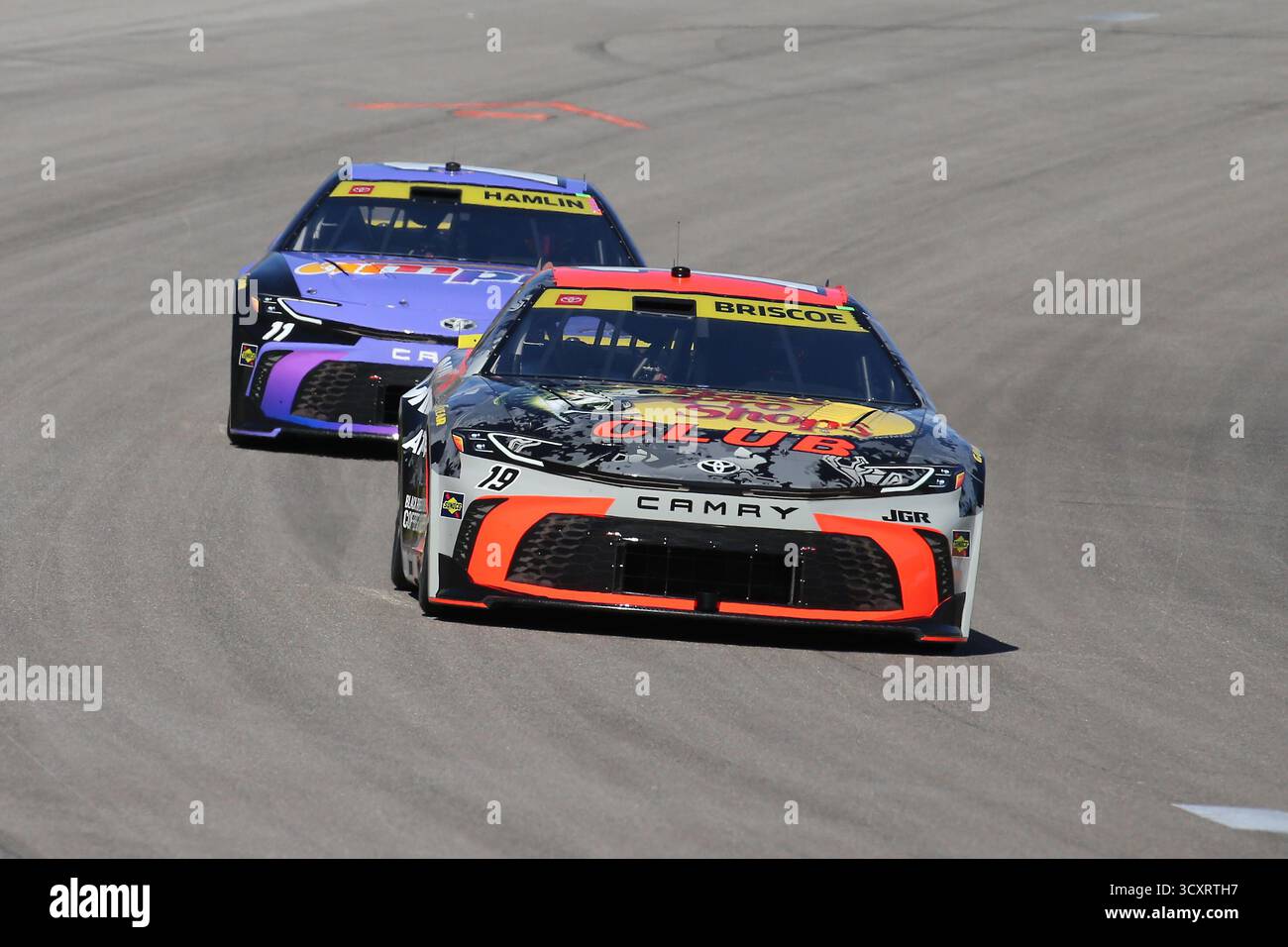 LAS VEGAS, NV - OCTOBER 12: Chase Briscoe (#19 Joe Gibbs Racing Bass ...