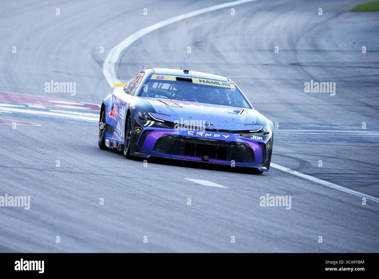 LAS VEGAS, NV - OCTOBER 12: Denny Hamlin (#11 Joe Gibbs Racing ampm ...