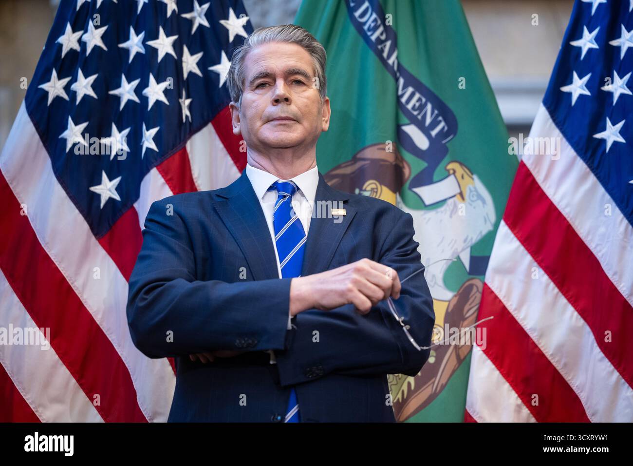 Scott Bessent Treasury press conference Targeting "Pro-Terror" Maritime Efforts