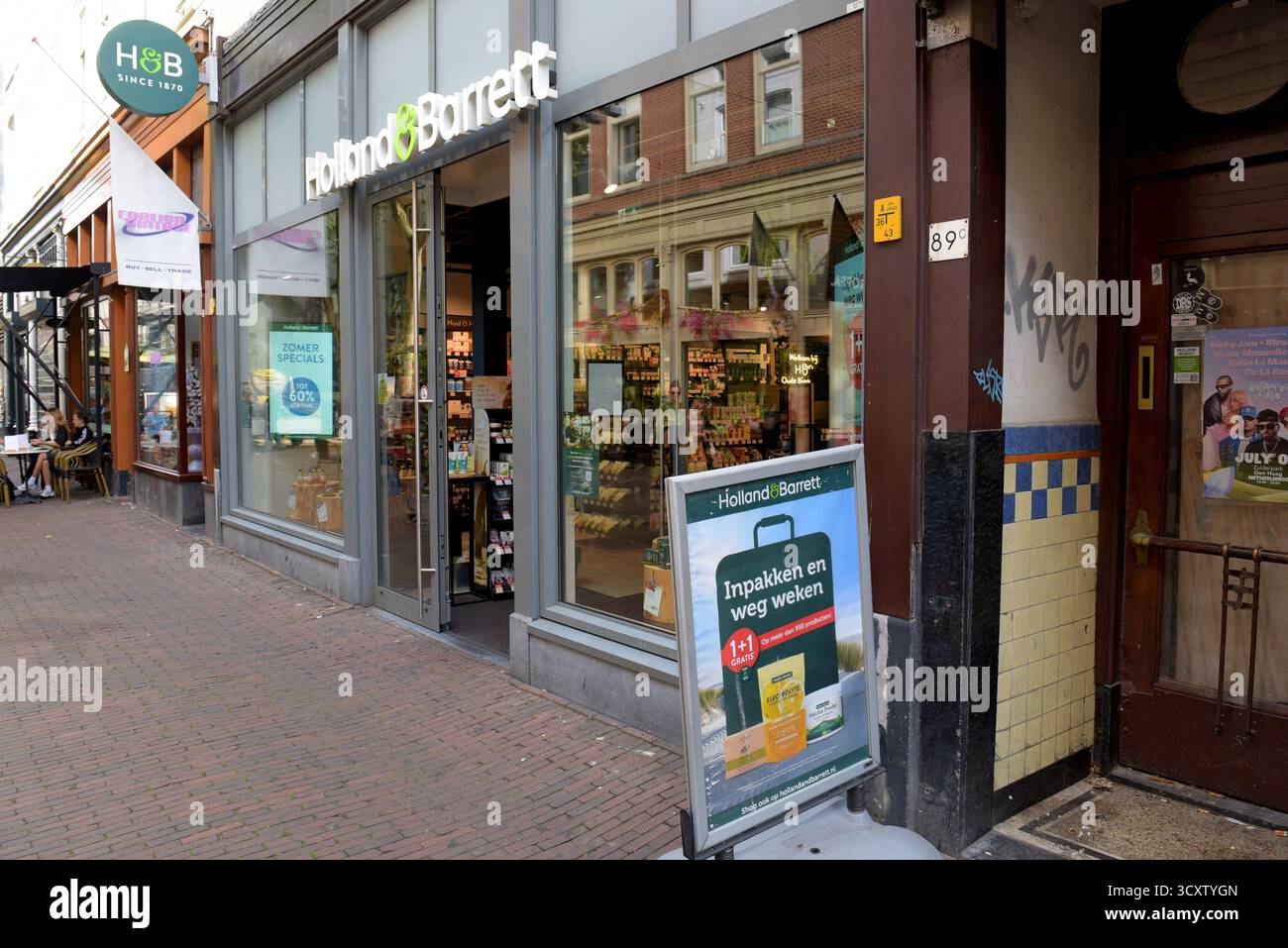 A Dutch branch of the UK health food and vitamin shop, Holland and Barrett in Rotterdam, Netherlands, August 2025 Stock Photo