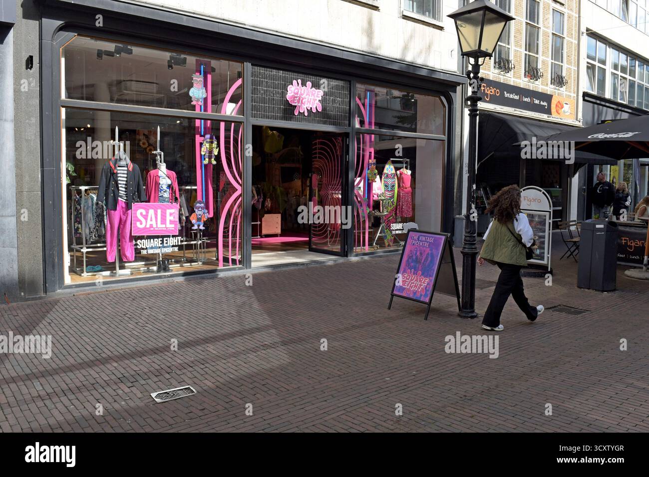 Square 8 Vintage Epicentre, a vintage clothes shop in Rotterdam, Netherlands, August 2025 Stock Photo