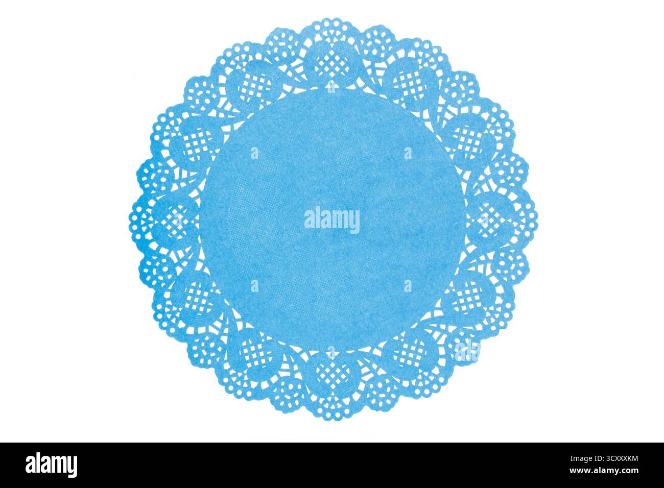 Doily white background Cut Out Stock Images & Pictures - Alamy