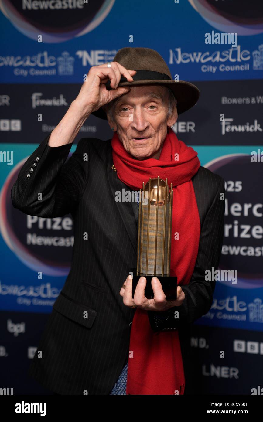 Martin Carthy arriving for the 2025 Mercury Music Prize awards show, at ...
