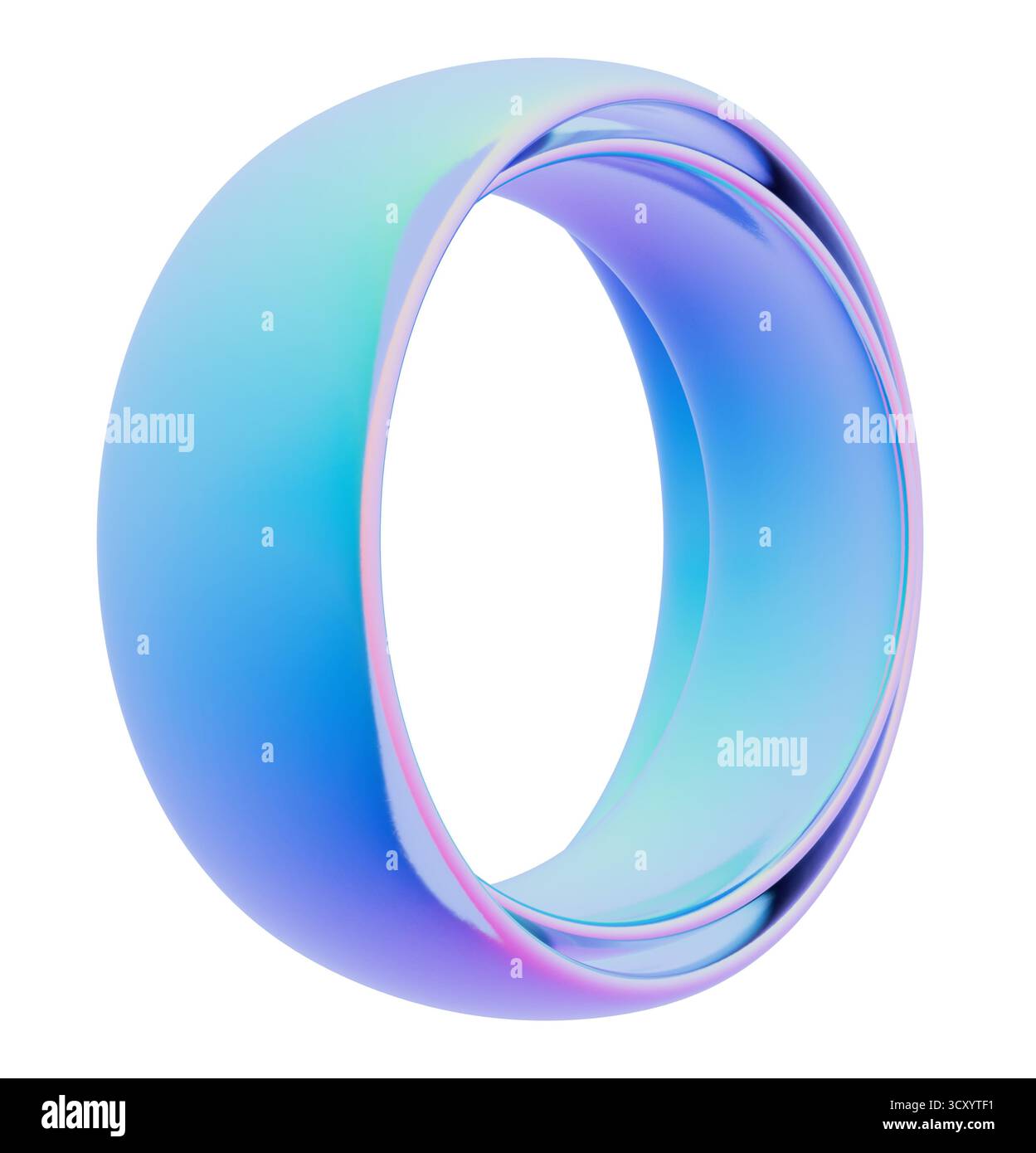 Iridescent Mobius Loop Stock Photo - Alamy