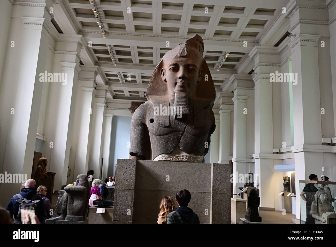 Statue Ranses Ii London, United Kingdom, October 8 2025. Interior of The British Museum ...