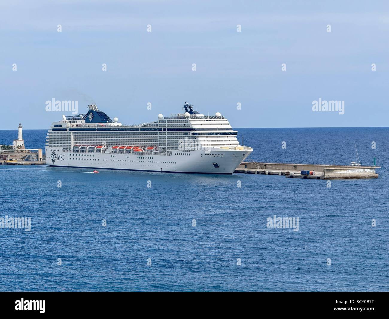 Panoramic view over Eivissa Harbour and Marina from Plaça d’Espanya in Dalt Vila, Ibiza Town, Balearic Islands, Spain: Phillip Roberts - Smartphone Captured Stock Image