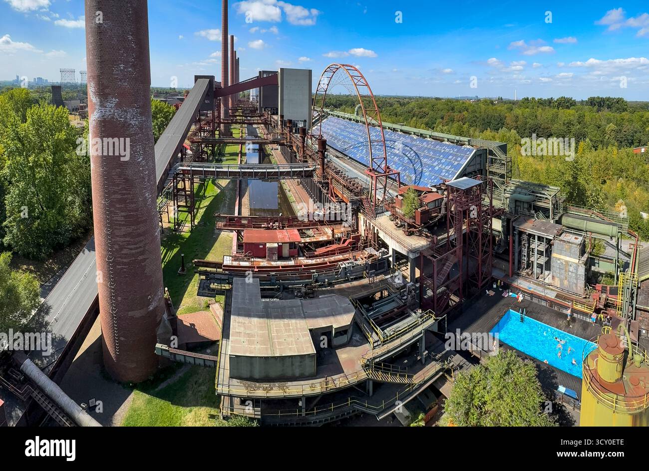 Factory swimming pool zollverein essen hi-res stock photography