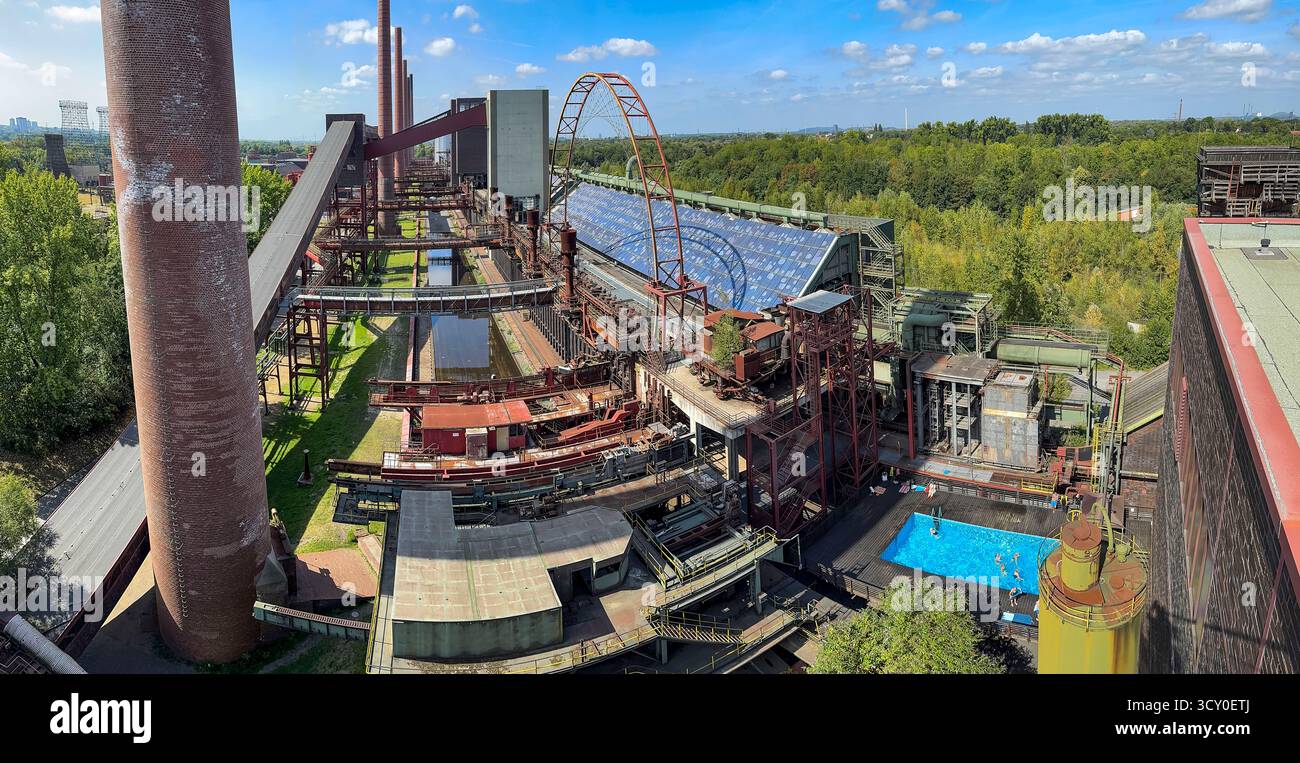 Factory swimming pool zollverein essen hi-res stock photography