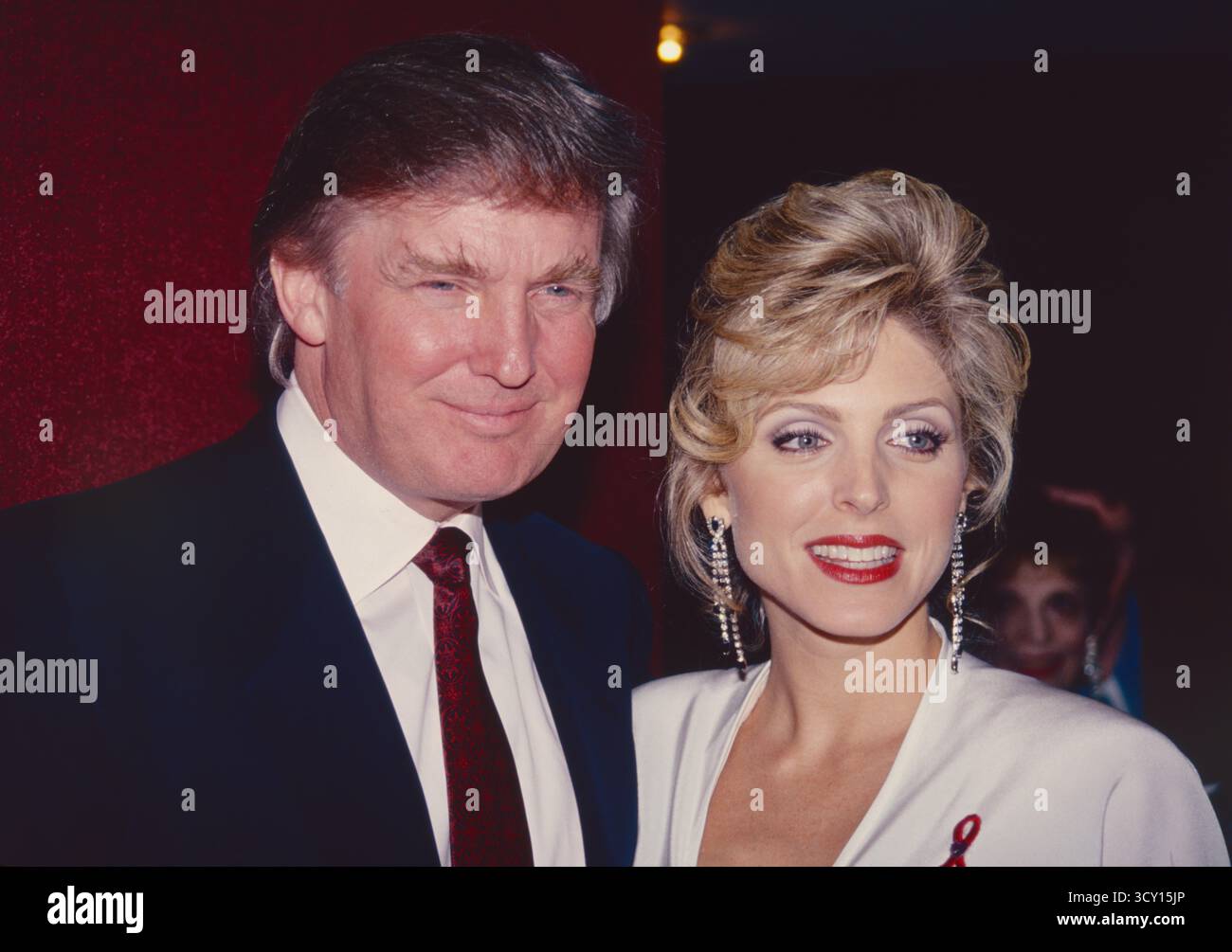 Donald Trump and Marla Maples Trump attend the 8th Annual Easter Bonnet ...