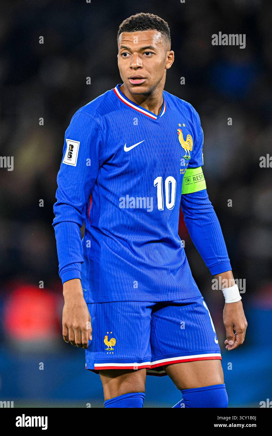 Paris, France. 10th Oct, 2025. Kylian Mbappe during the FIFA World Cup