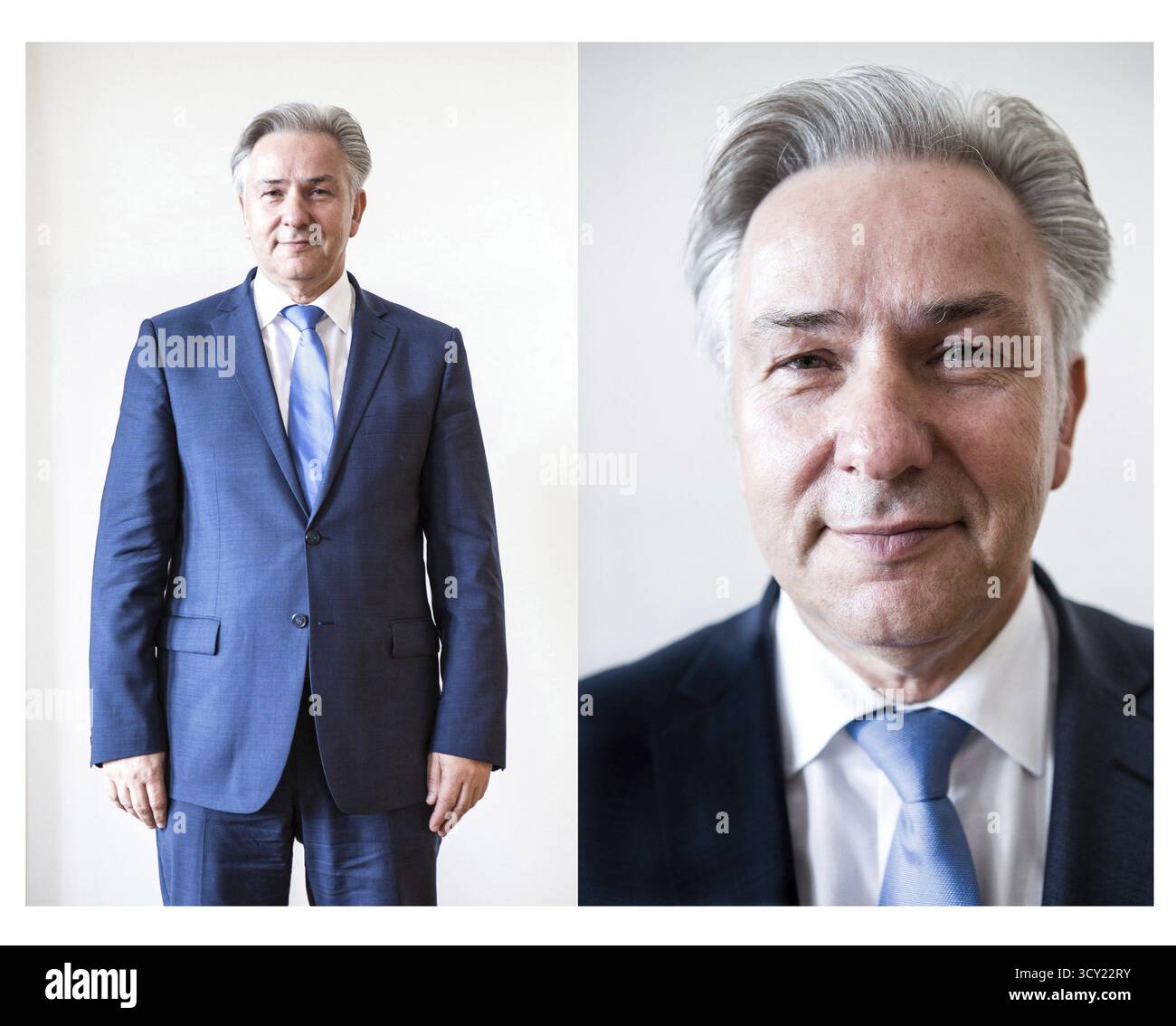 DEU Germany Germany Berlin The Governing Mayor of Berlin, Klaus Wowereit, in his office during an interview Stock Photo