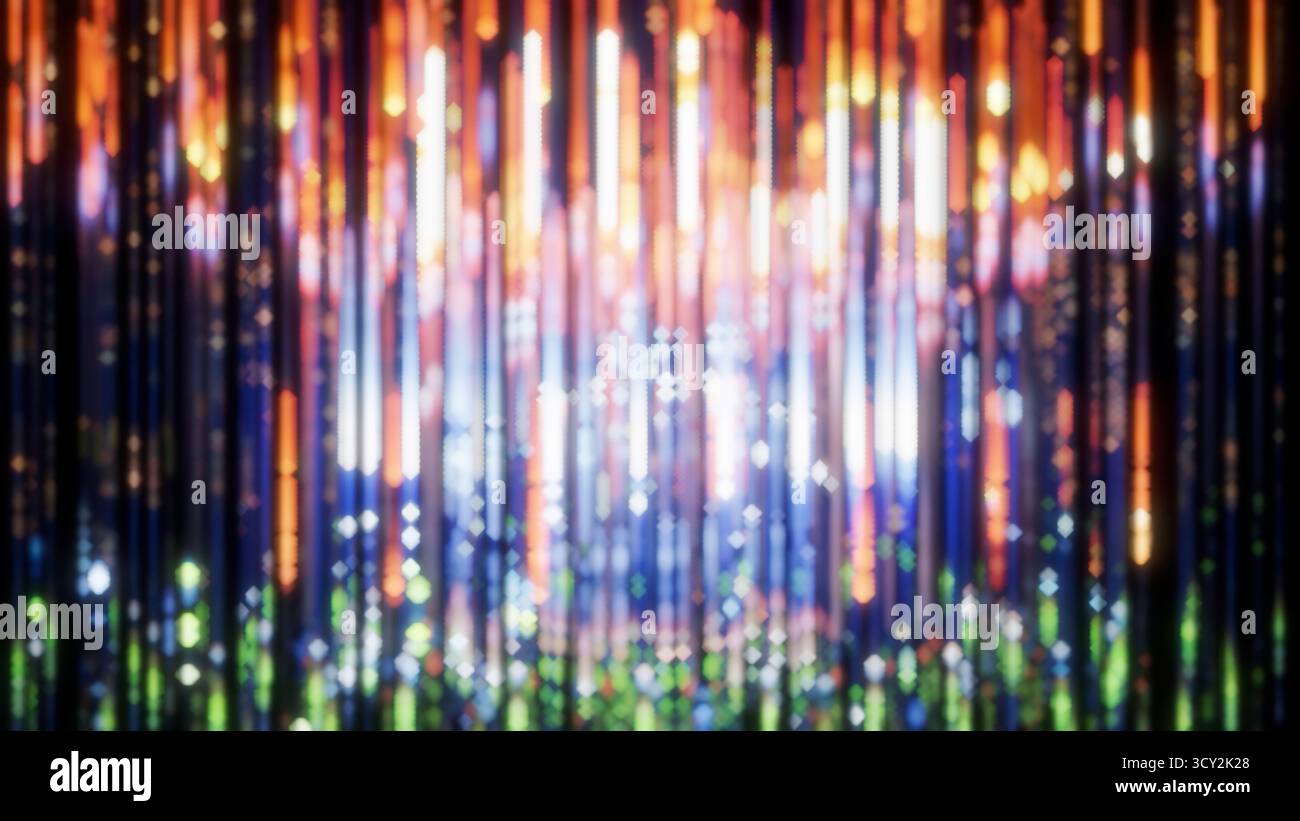 Digital animation colorful shining lights hi-res stock photography and ...