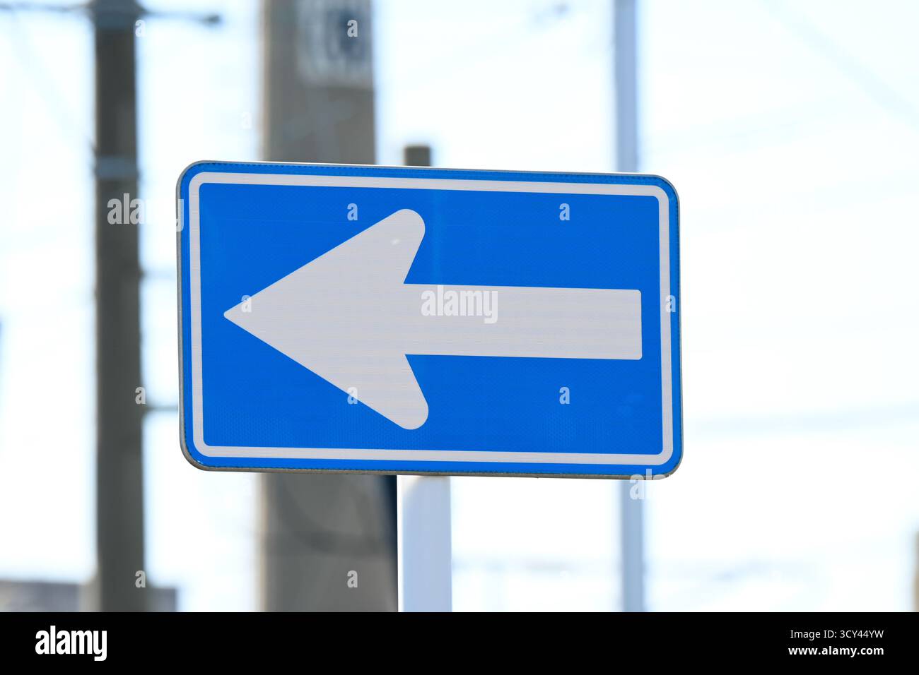 One way Japanese road sign Stock Photo - Alamy