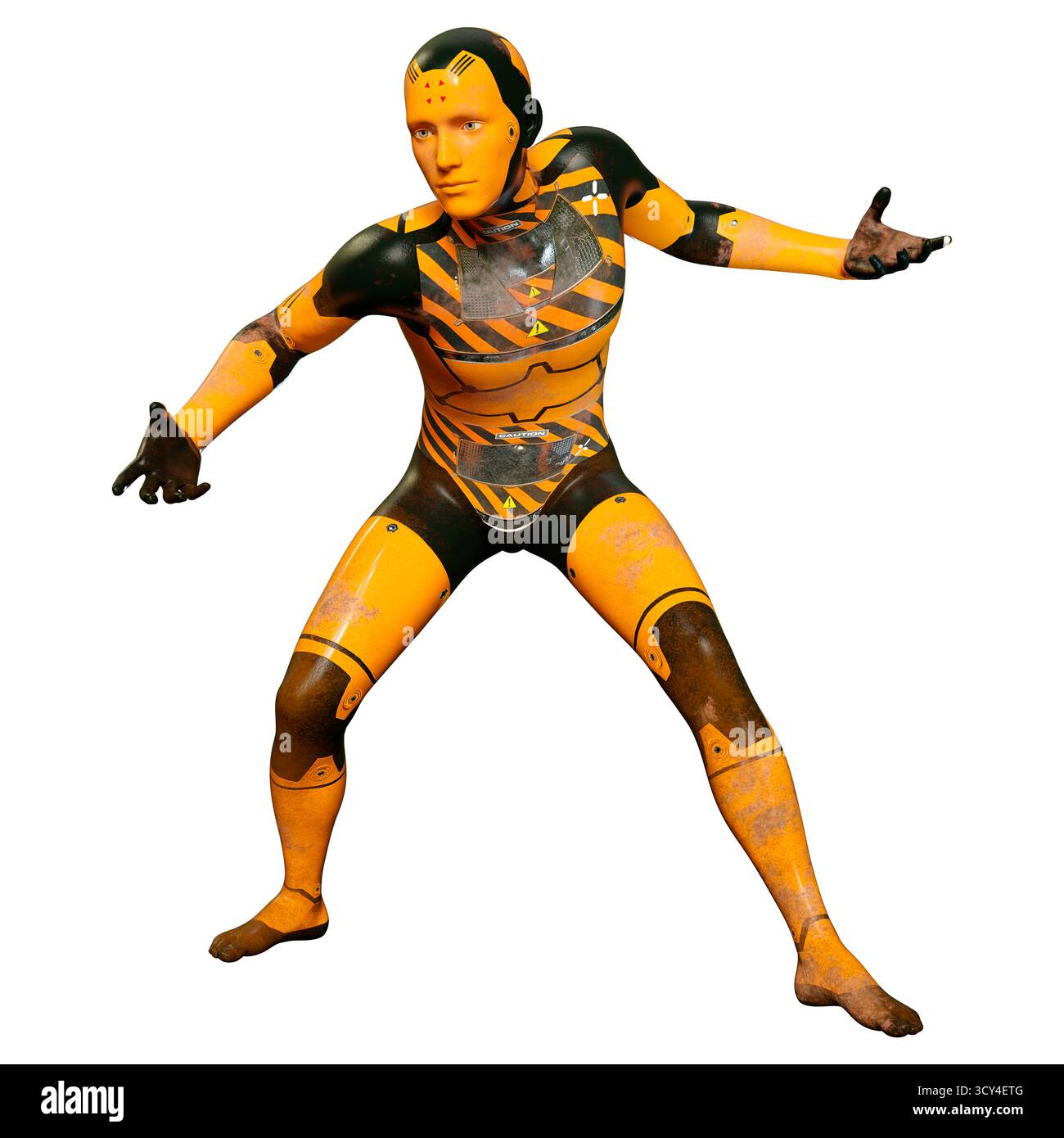 3d rendering male robotic hi-res stock photography and images - Alamy