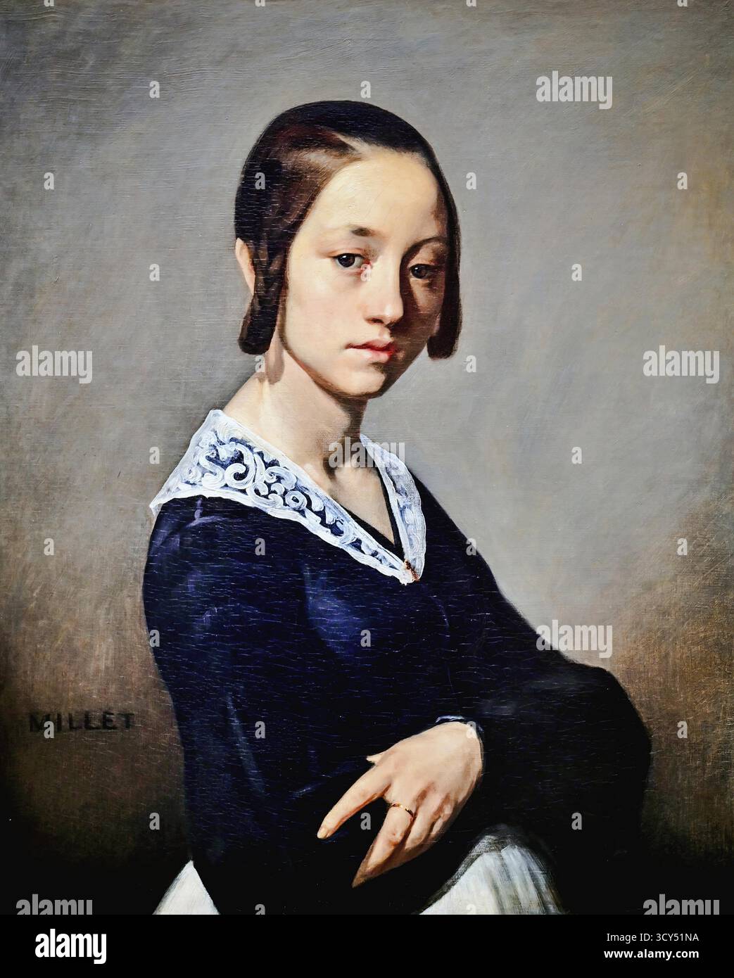 Millet Portrait Jean francois millet portrait hi-res stock photography and images - Alamy