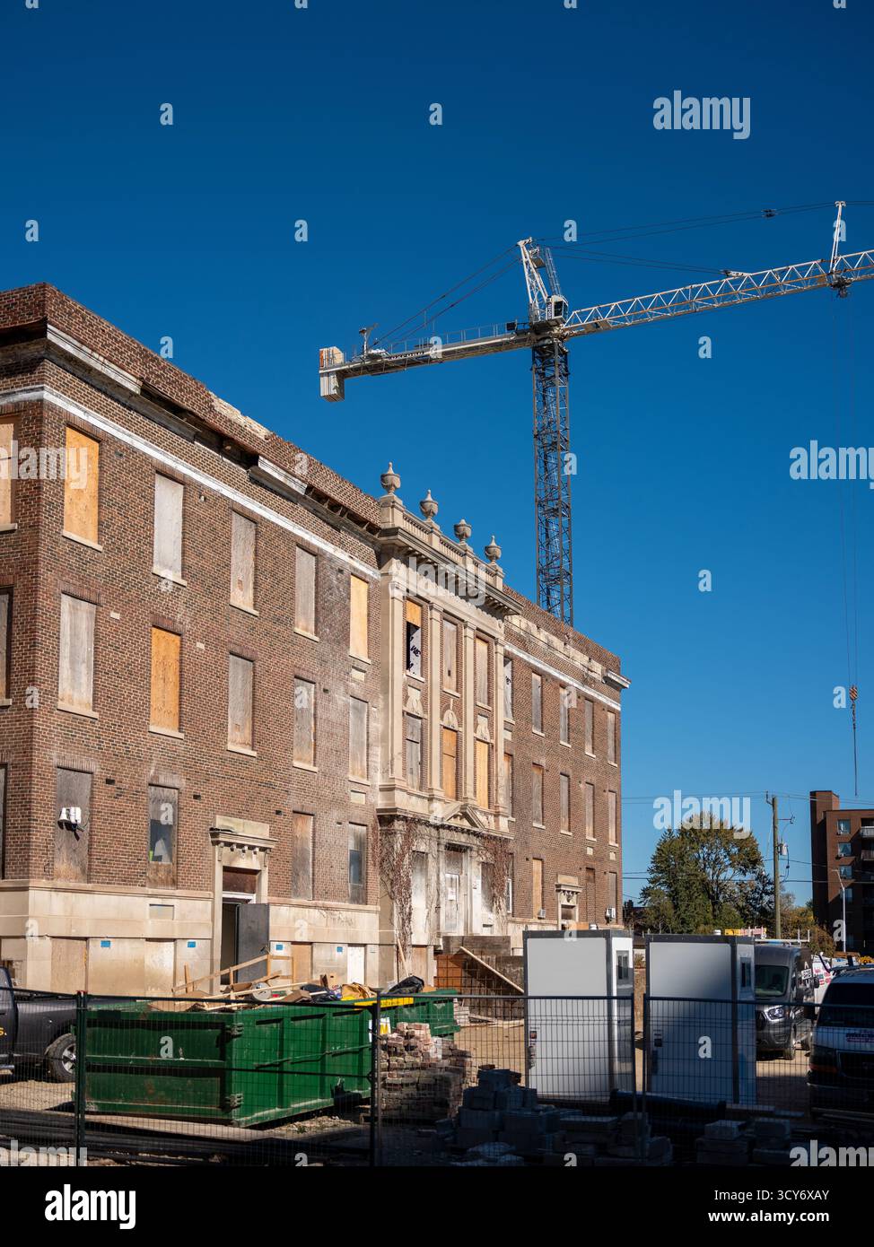 Large scale housing project with both new mid and high-rise buildings ...