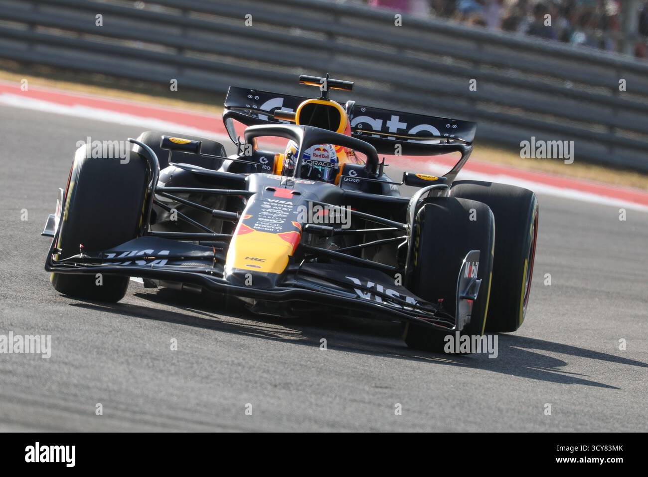 AUSTIN, TX - OCTOBER 17: Oracle Red Bull Racing driver Max Verstappen ...