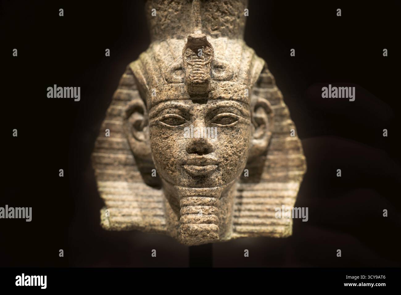 Marble head sculpture of pharaoh from ancient Egypt Stock Photo - Alamy